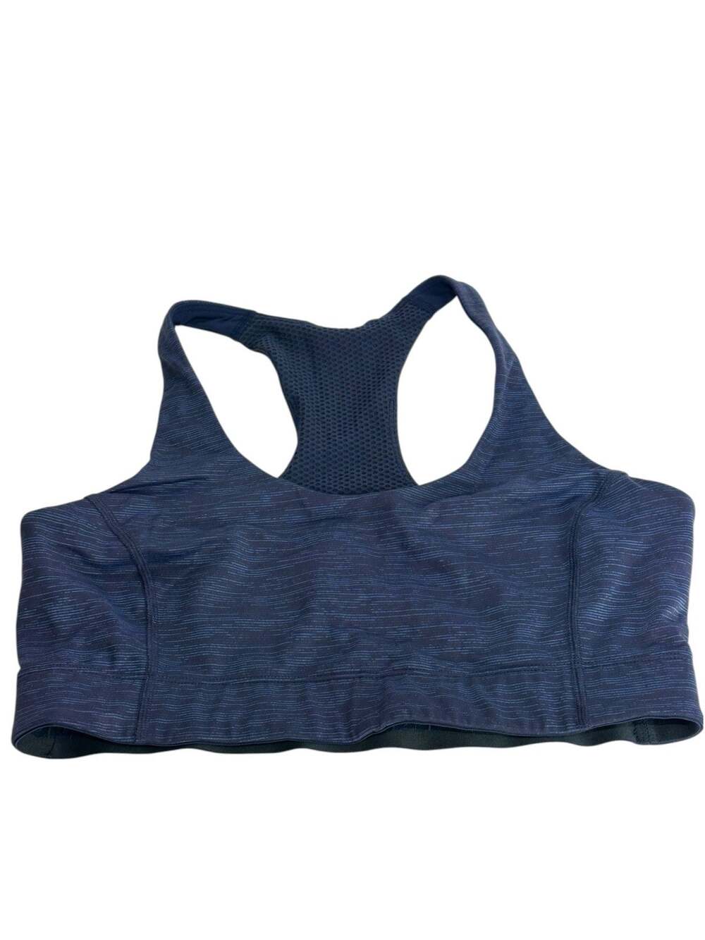 Outdoor Voices Women's Size M Navy Blue Racerback Mesh Sports Bra